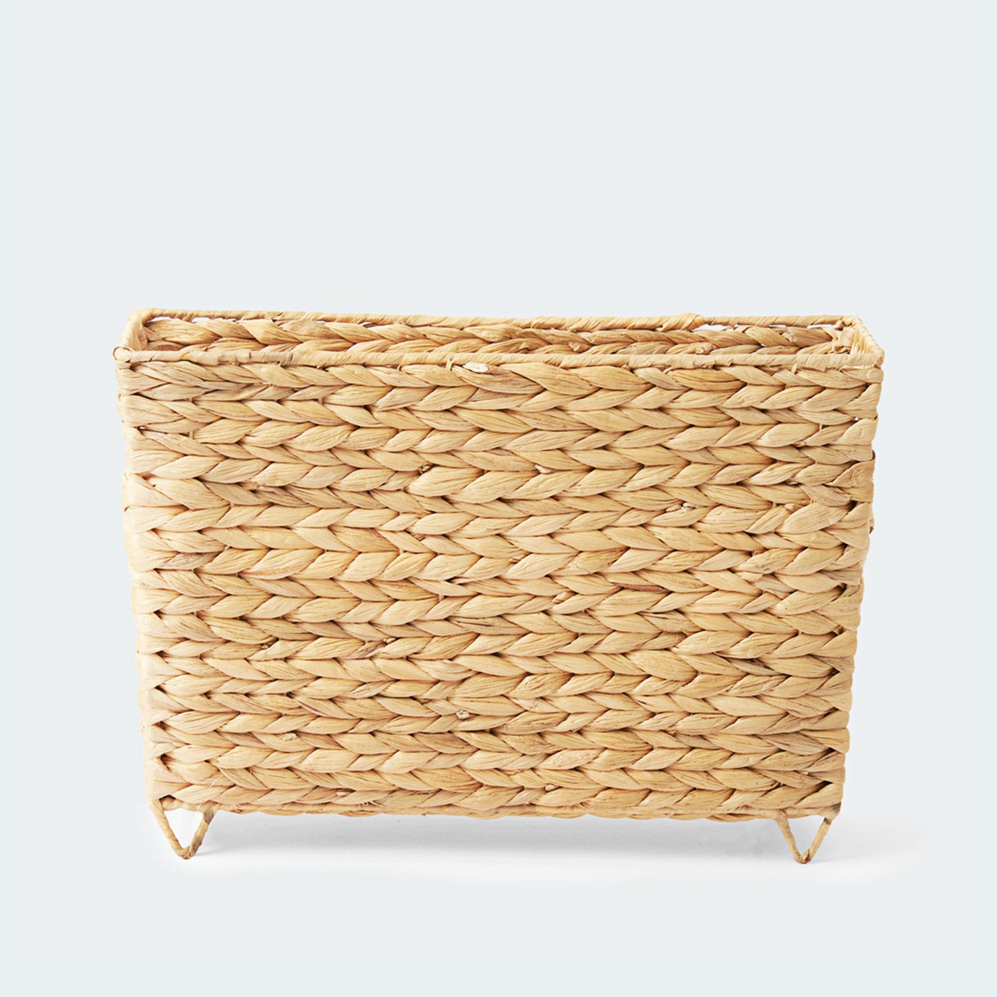 Water Hyacinth Rectangular Magazine Basket
