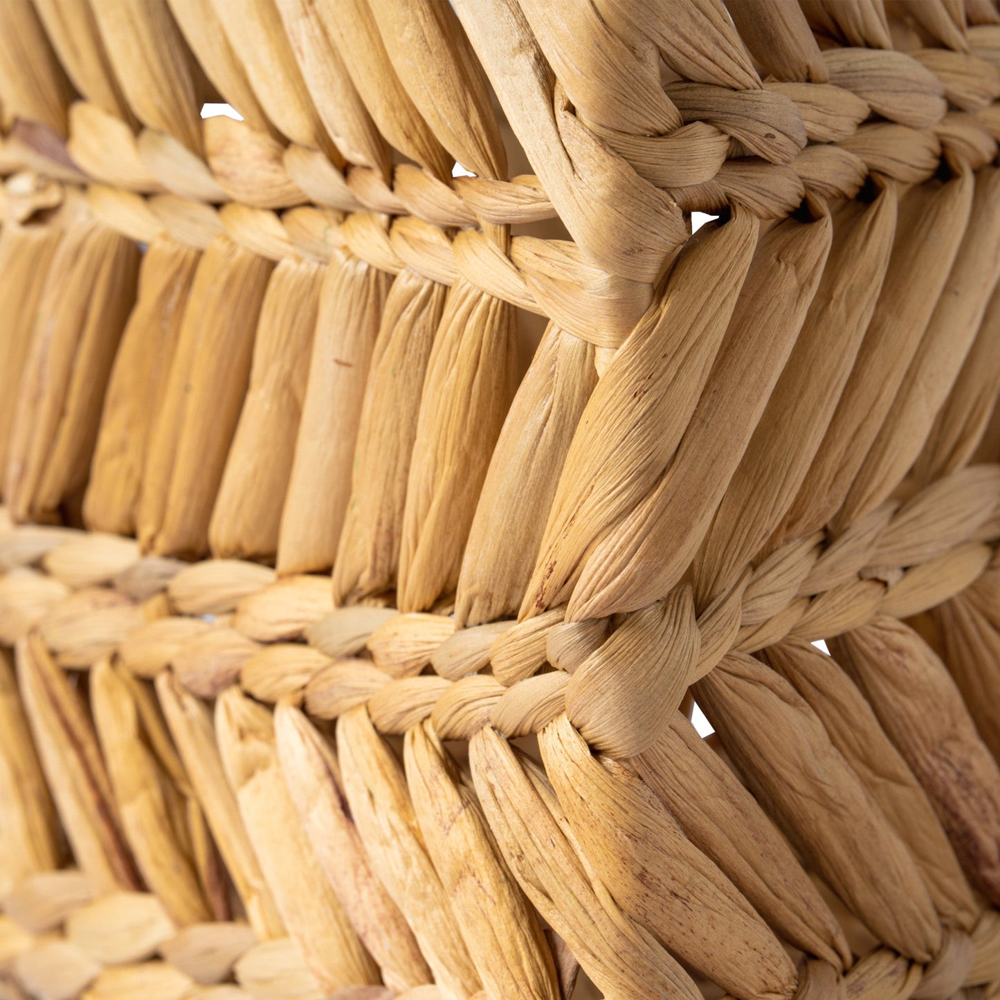 Water Hyacinth Wall Basket Decor With Handles